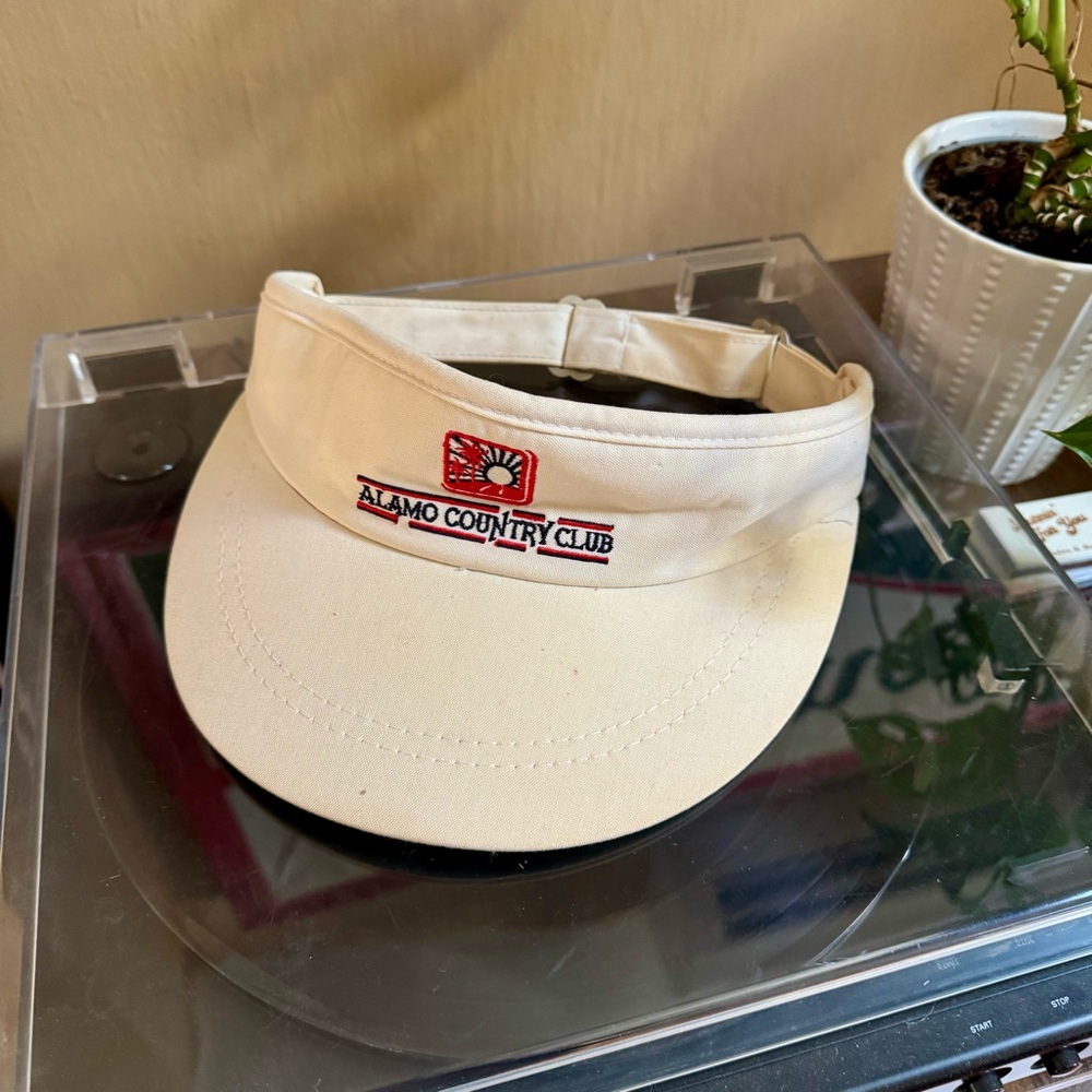 Alamo Country Club Beige Visor